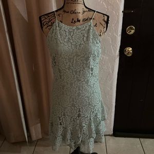 NWOT Gorgeous Mint Lace Dress SZ L